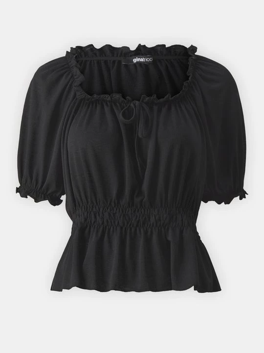 Foto van product T-shirt print Gina Tricot zwart