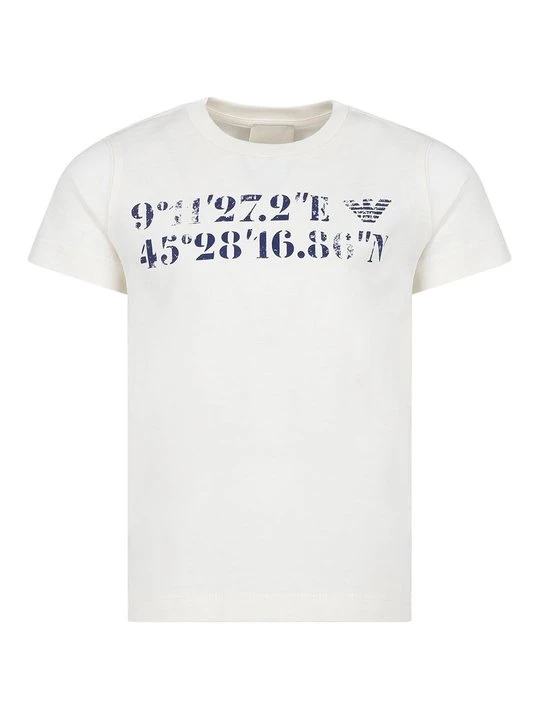 Foto van product T-shirt print Giorgio Armani wit