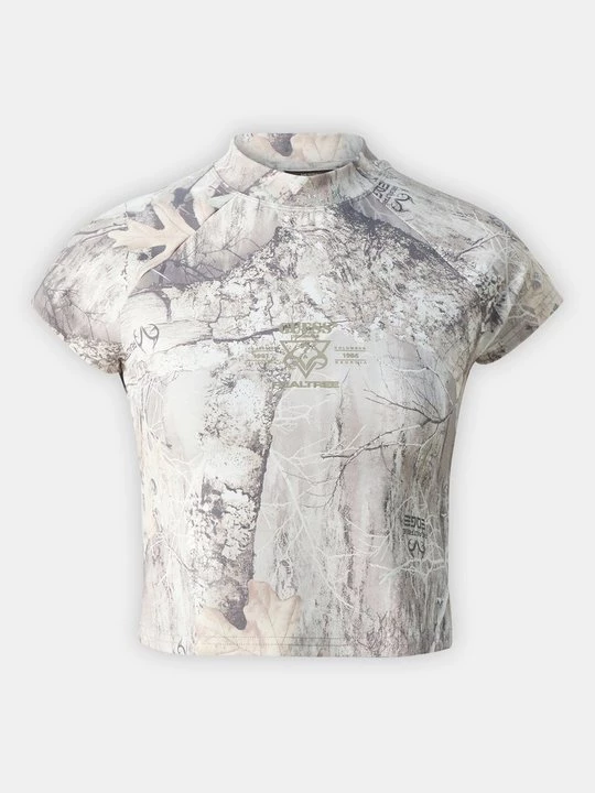 Foto van product T-shirt print Guess bruin