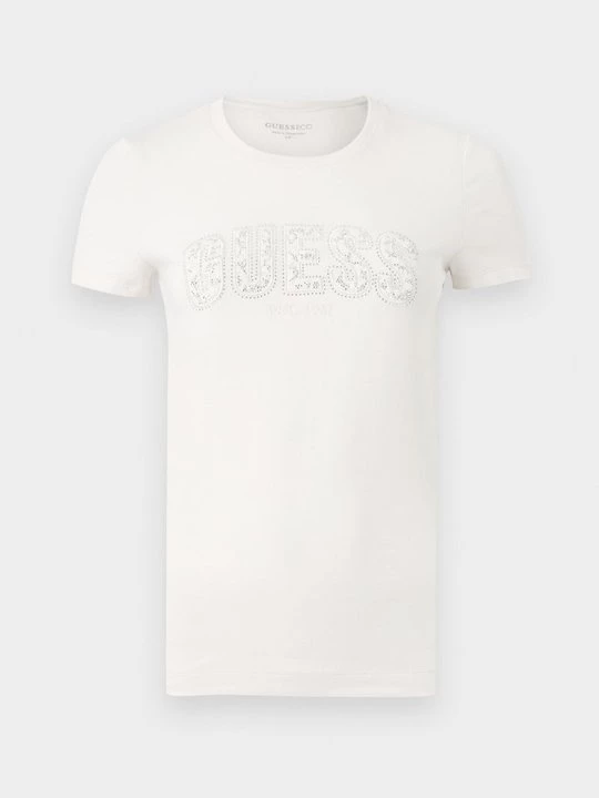 Foto van product T-shirt print Guess crème