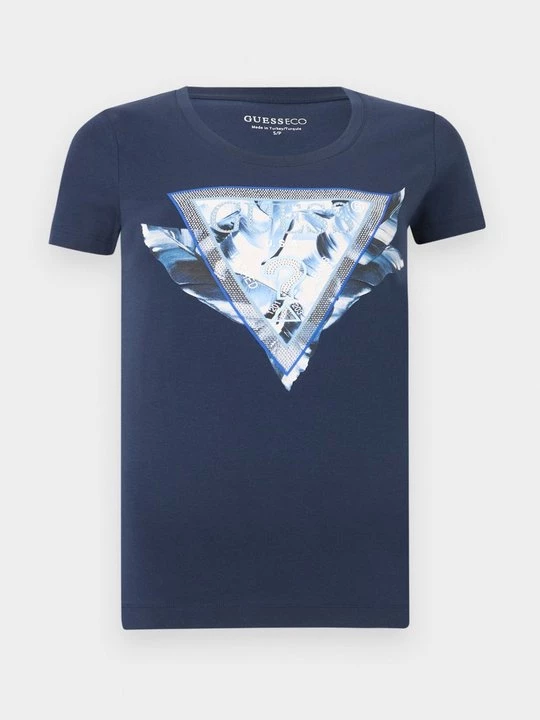 Foto van product T-shirt print Guess donkerblauw