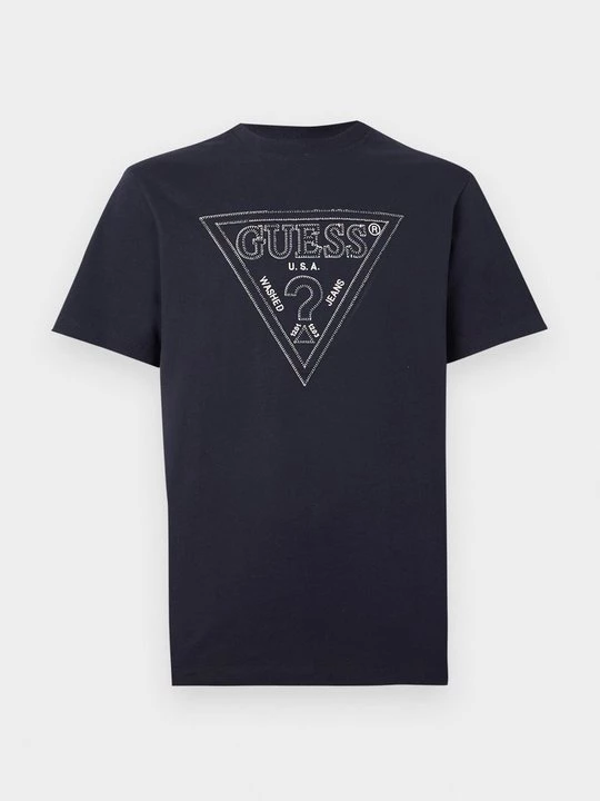 Foto van product T-shirt print Guess donkerblauw