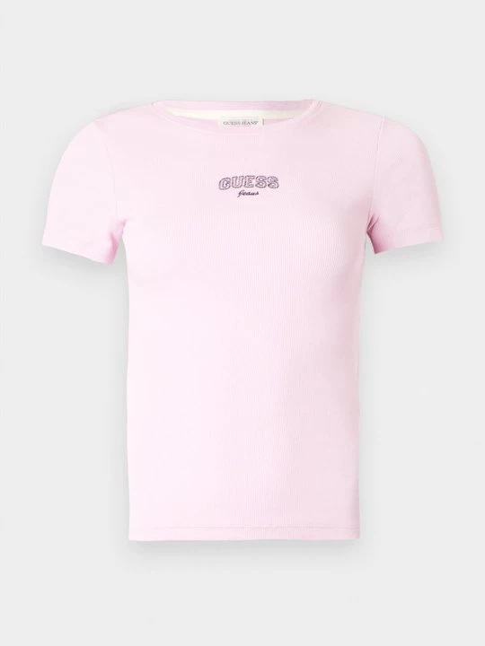Foto van product T-shirt print Guess donkerroze