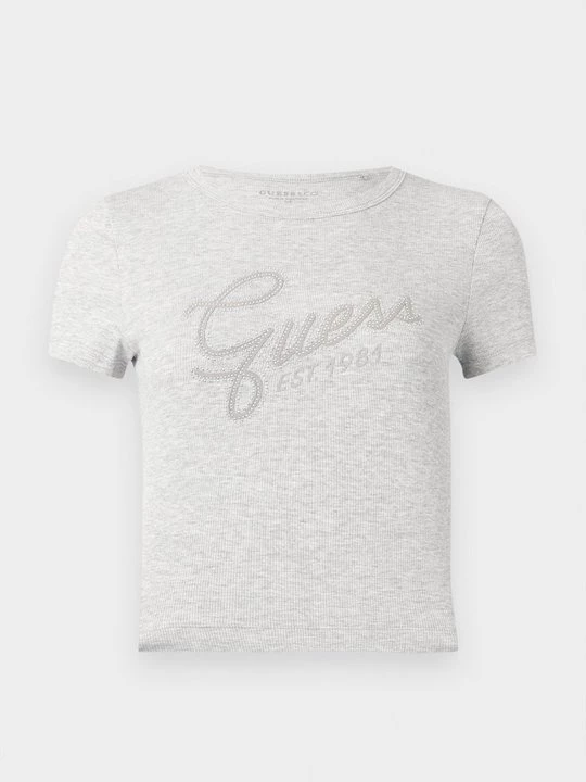 Foto van product T-shirt print Guess grijs