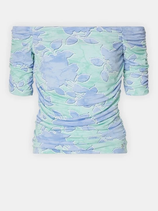 Foto van product T-shirt print Guess lichtblauw