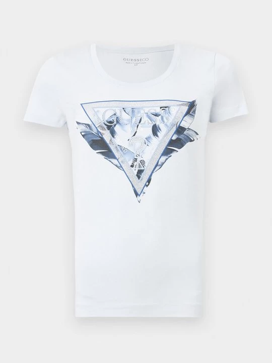 Foto van product T-shirt print Guess lichtblauw