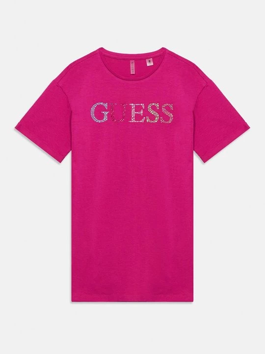 Foto van product T-shirt print Guess paars