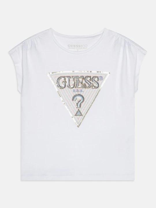 Foto van product T-shirt print Guess wit