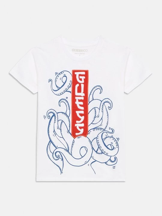 Foto van product T-shirt print Guess wit