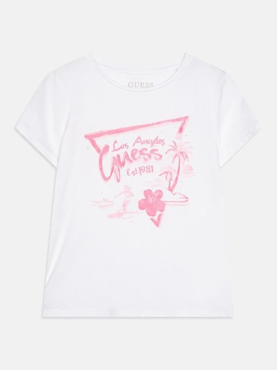 Foto van product T-shirt print Guess wit