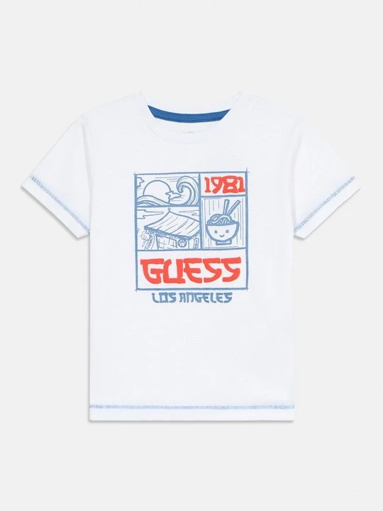 Foto van product T-shirt print Guess wit