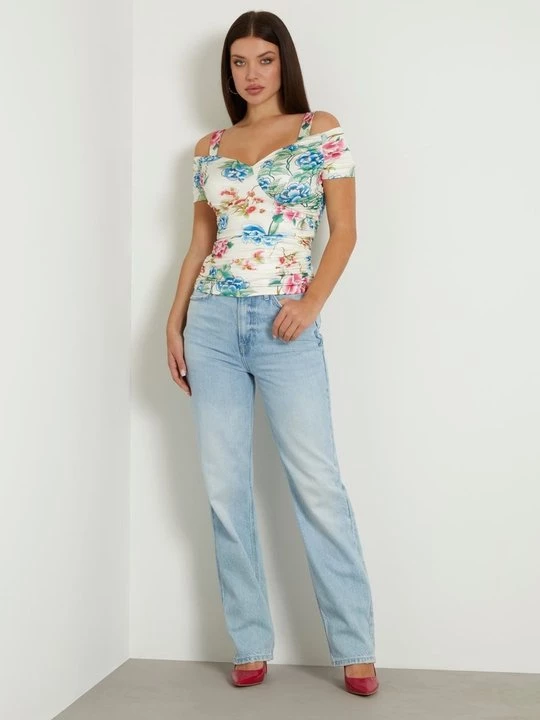 Foto van product T-shirt print Guess wit
