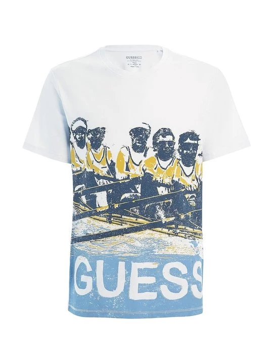 Foto van product T-shirt print Guess wit