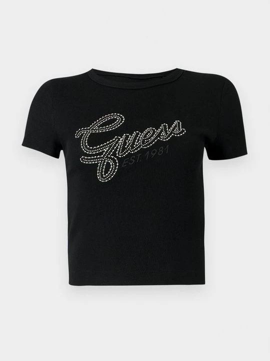 Foto van product T-shirt print Guess zwart