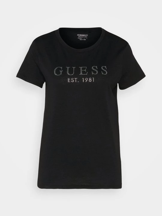 Foto van product T-shirt print Guess zwart