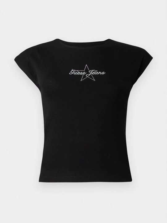 Foto van product T-shirt print Guess zwart