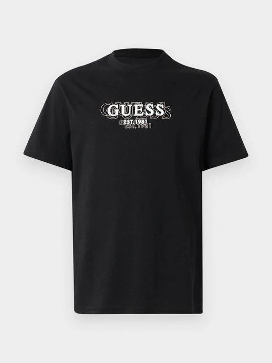 Foto van product T-shirt print Guess zwart