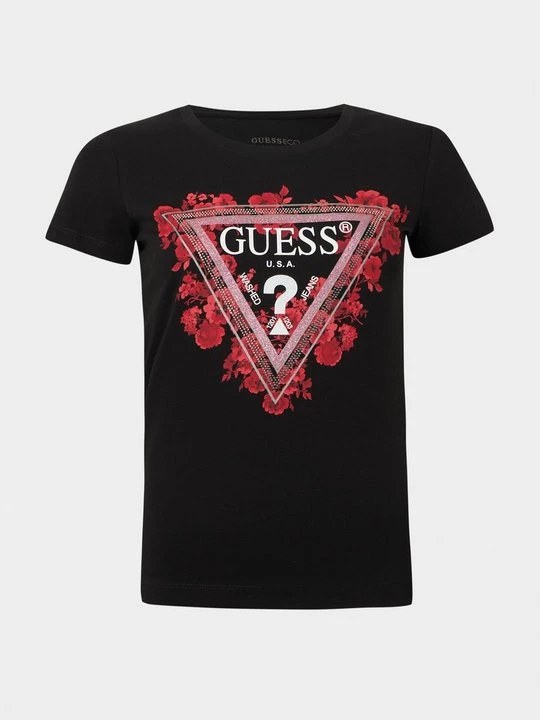 Foto van product T-shirt print Guess zwart