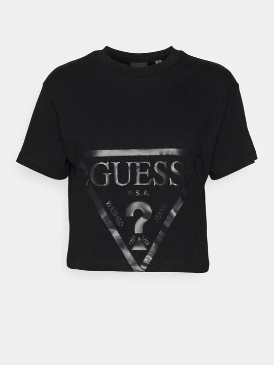 Foto van product T-shirt print Guess zwart