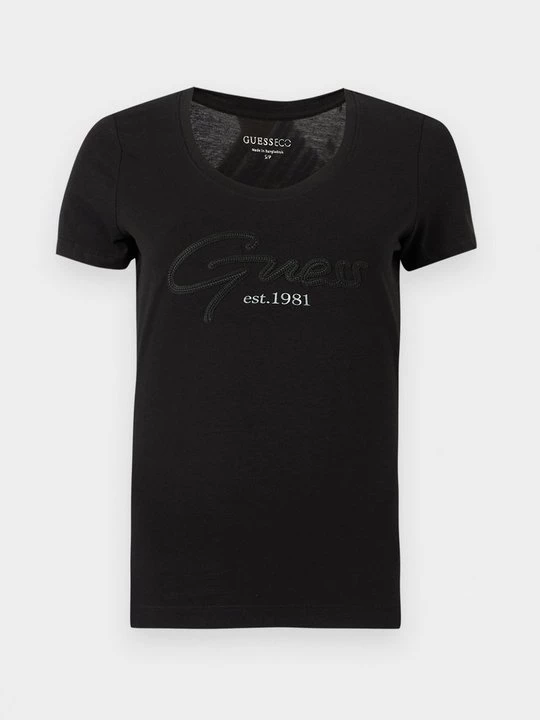 Foto van product T-shirt print Guess zwart