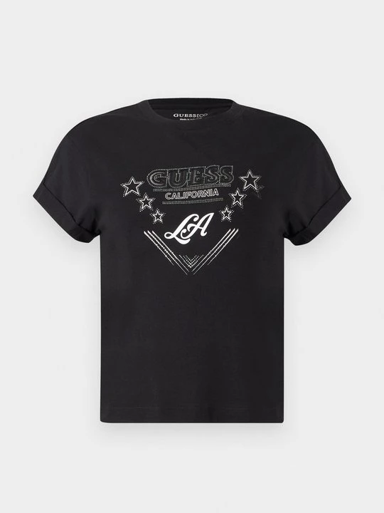 Foto van product T-shirt print Guess zwart
