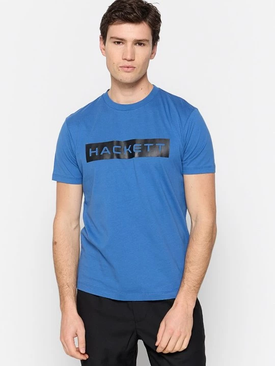 Foto van product T-shirt print Hackett London blauw