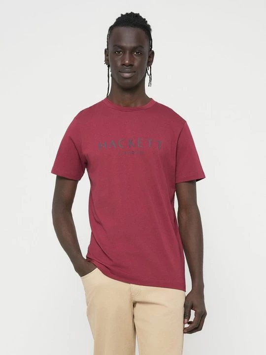 Foto van product T-shirt print Hackett London rood