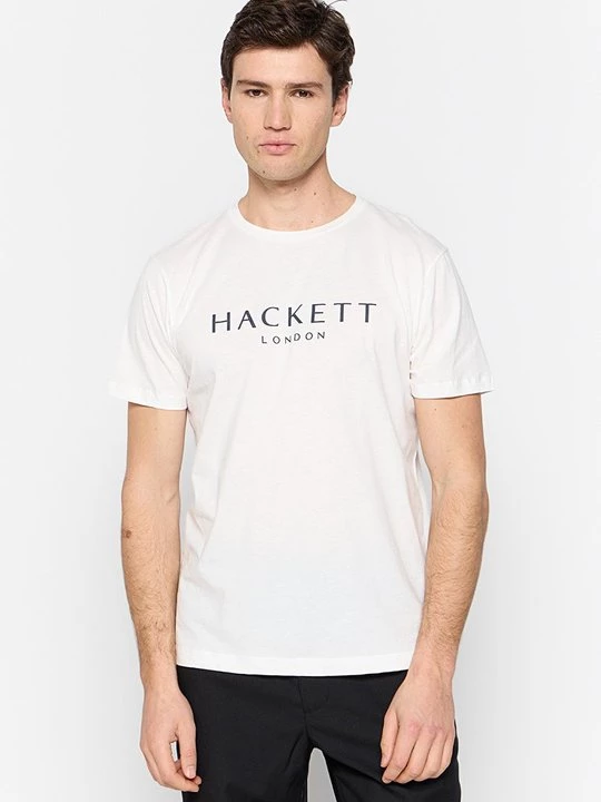 Foto van product T-shirt print Hackett London wit