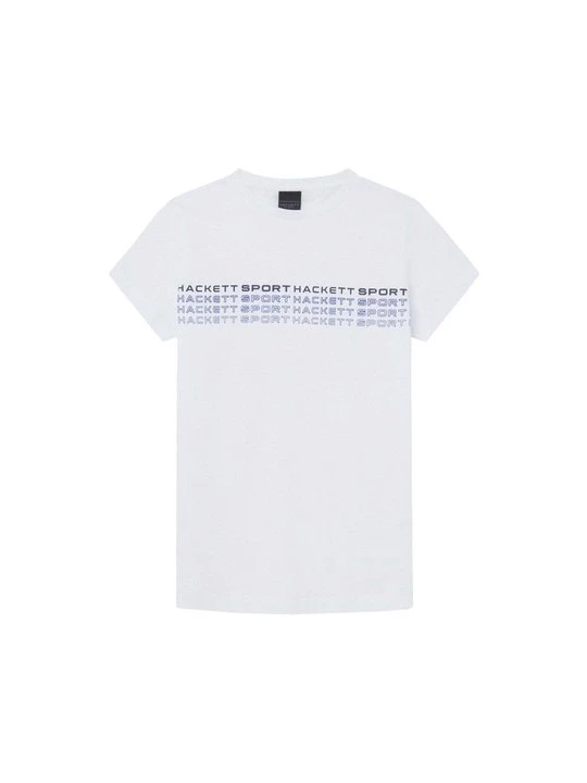 Foto van product T-shirt print Hackett London wit