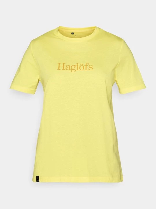 Foto van product T-shirt print Haglöfs geel