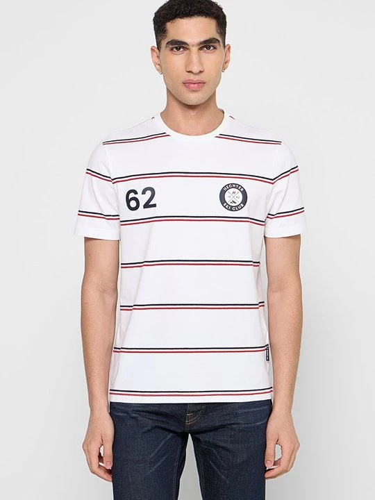 Foto van product T-shirt print HECHTER PARIS wit