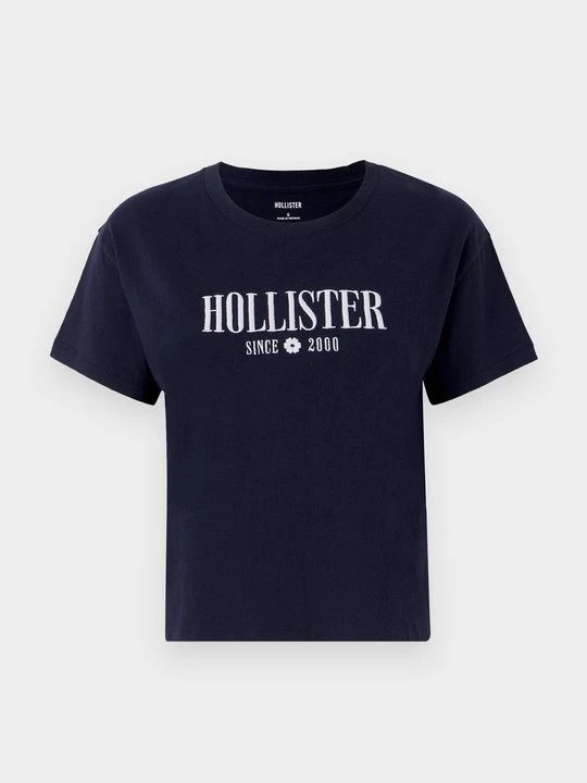 Foto van product T-shirt print Hollister Co. donkerblauw