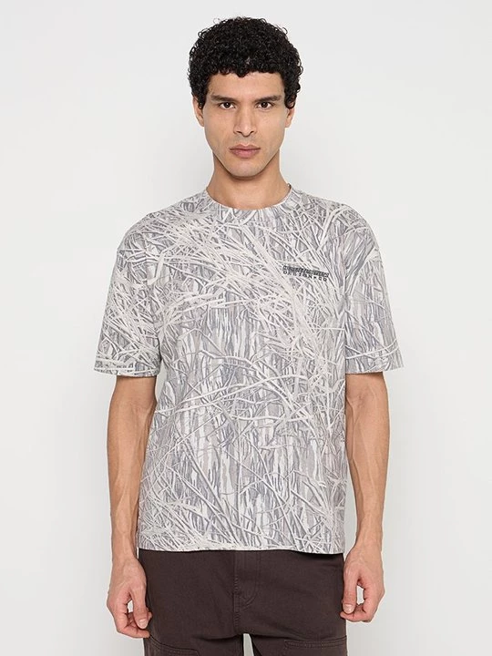 Foto van product T-shirt print Hollister Co. lichtgrijs