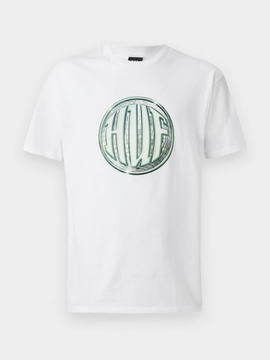 Foto van product T-shirt print HUF wit