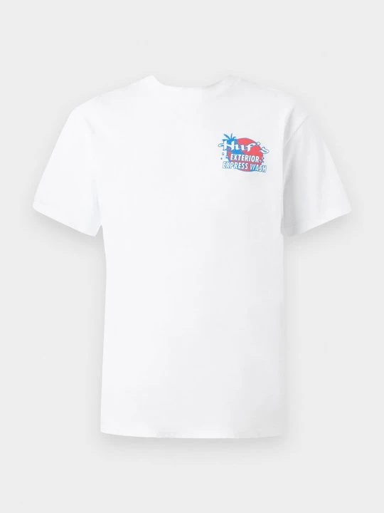 Foto van product T-shirt print HUF wit