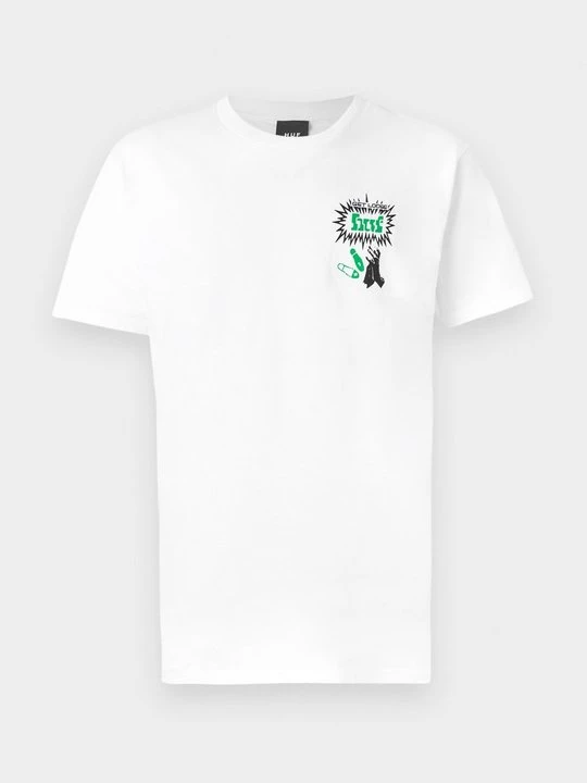 Foto van product T-shirt print HUF wit