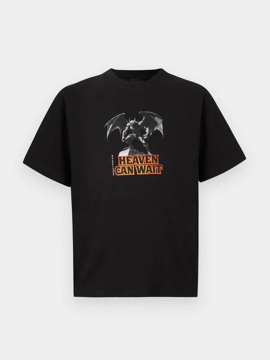 Foto van product T-shirt print HUF zwart