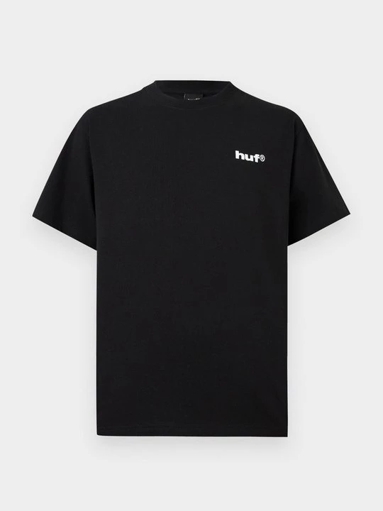 Foto van product T-shirt print HUF zwart