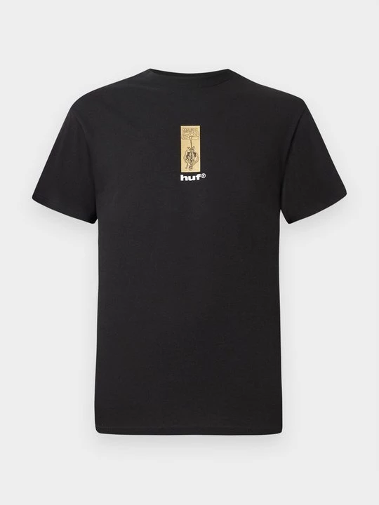 Foto van product T-shirt print HUF zwart