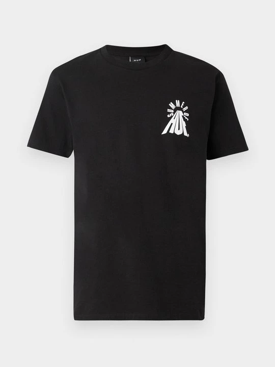 Foto van product T-shirt print HUF zwart