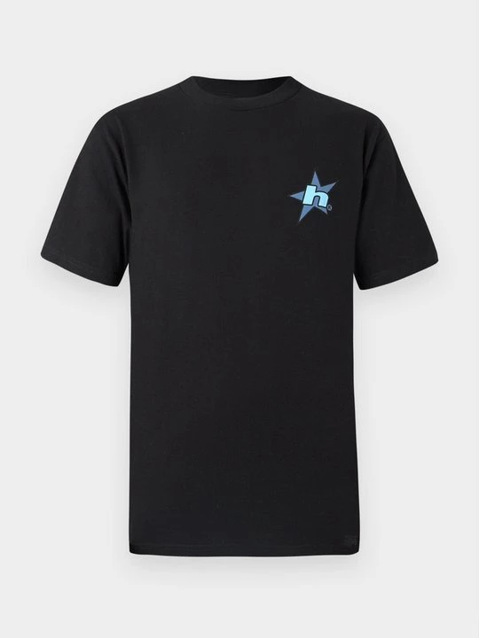 Foto van product T-shirt print HUF zwart
