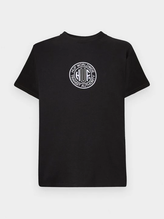Foto van product T-shirt print HUF zwart