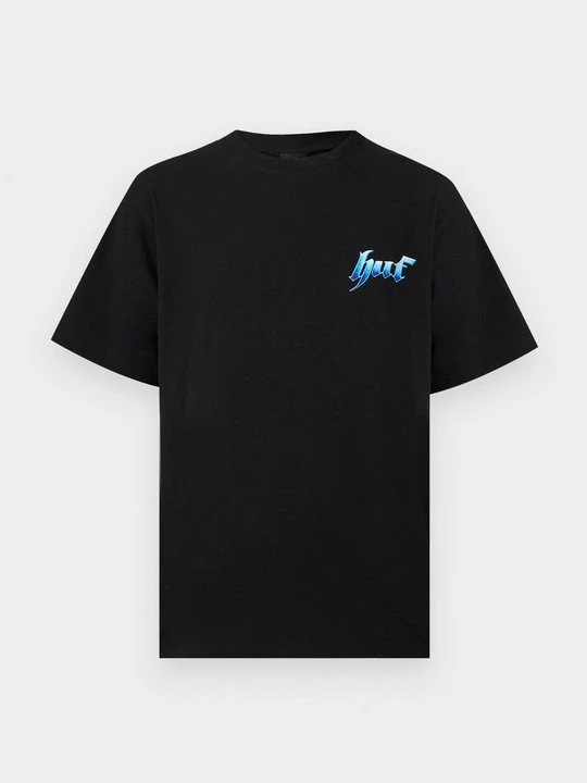 Foto van product T-shirt print HUF zwart