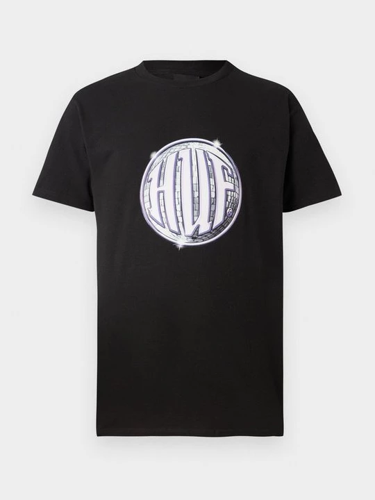 Foto van product T-shirt print HUF zwart
