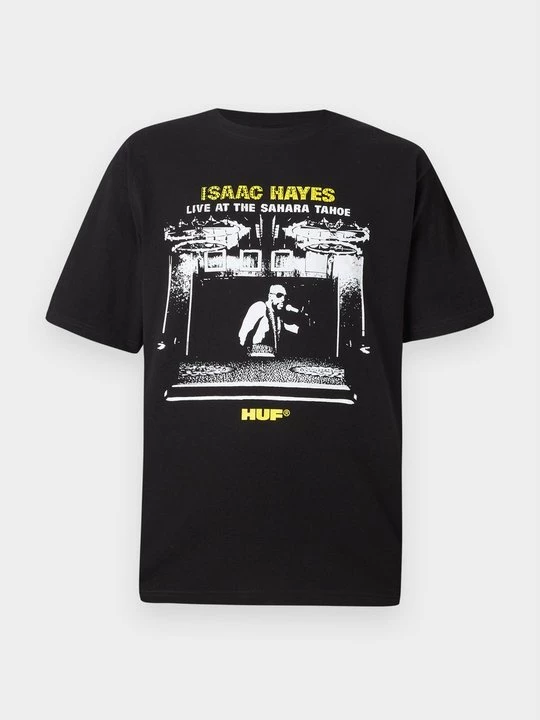 Foto van product T-shirt print HUF zwart