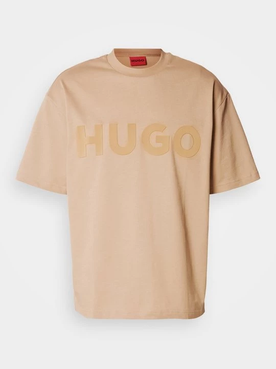 Foto van product T-shirt print Hugo beżowy