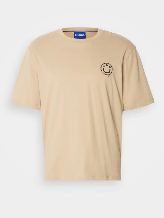 Foto van product T-shirt print Hugo beżowy