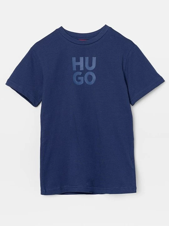 Foto van product T-shirt print Hugo blauw