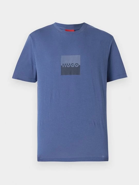 Foto van product T-shirt print Hugo blauw