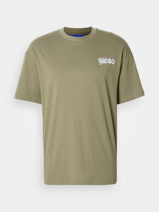 Foto van product T-shirt print Hugo groen